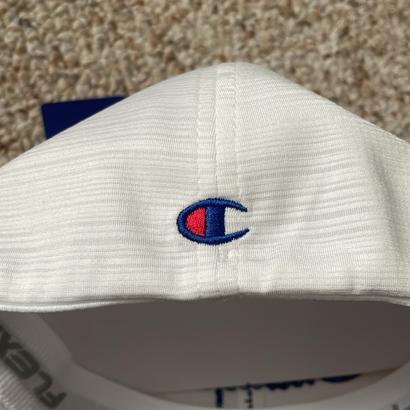 Men’s White Champion Flexfit Hat - Picture 4 of 6